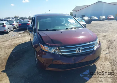 2013 Honda Odyssey Ex-L z USA, uszkodzony, nr VIN 5FNRL5H63DB079370